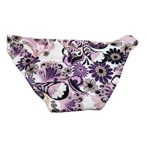 Salt & Cove Purple Paisley Bikini Bottoms Juniors Size M